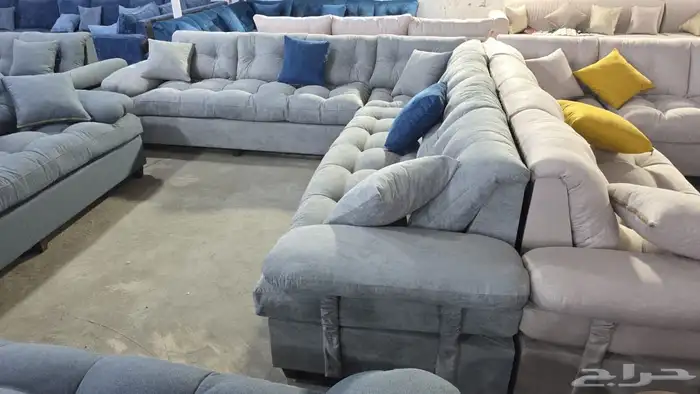 كنب جديد جاهز حرف ال و7نفر 5