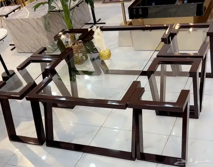 يوجدلدينا لدينا تفصيل طاولات ويوجد جاهز وطاولات طعام جاهزة 47