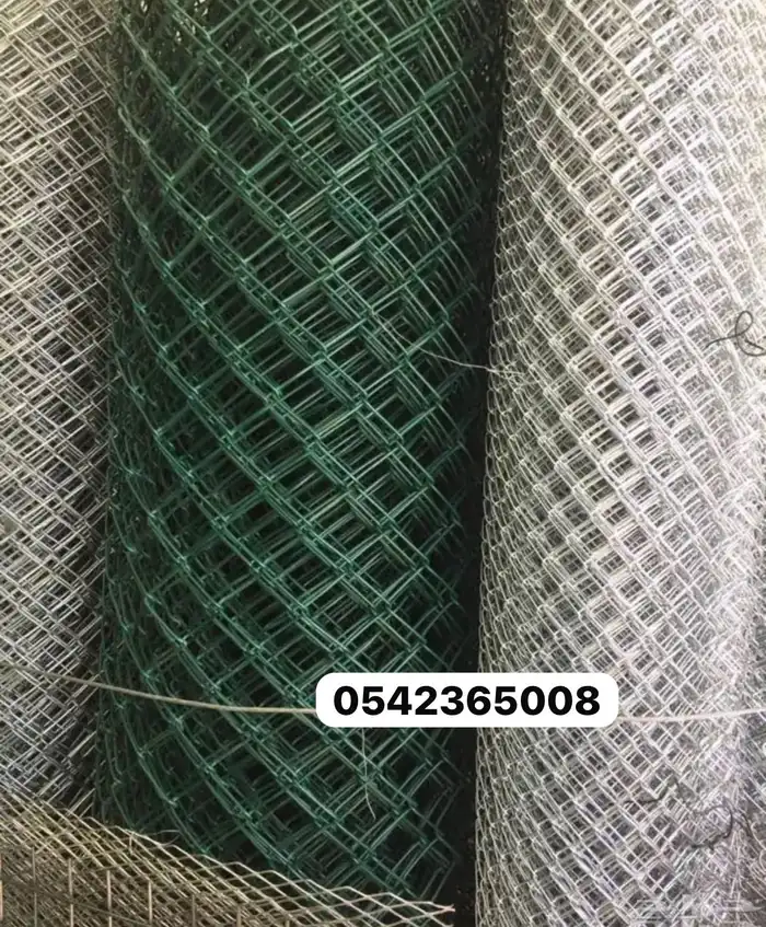 شبك مجلفن واخضر وسلك شائك وحلزوني 10