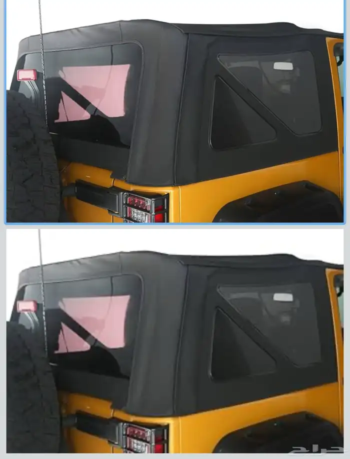 سقف قماشي ناعم شفاف لجيب رانجلر 2017 2