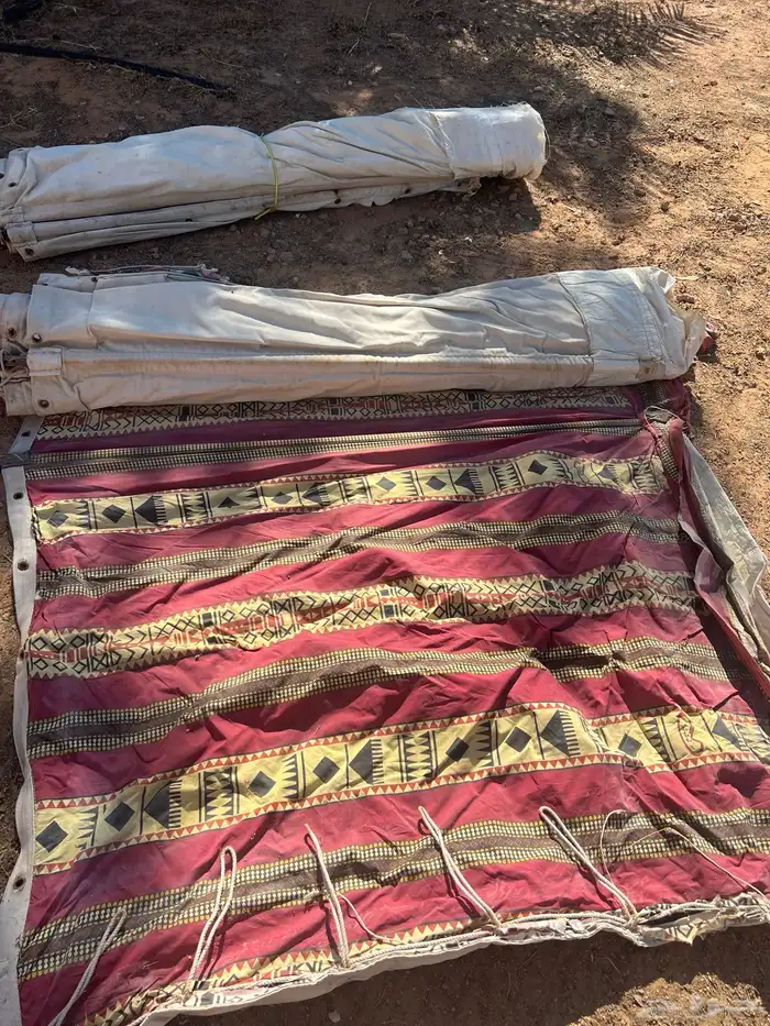 خيام الجزيرة من القاضي مع جلسات وفرشات   مستعملة 3