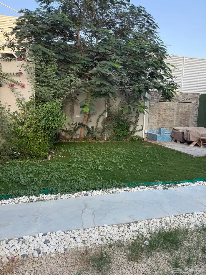 استراحه للايجار السنوي المساحه 450م شارع 30 شمالي 12