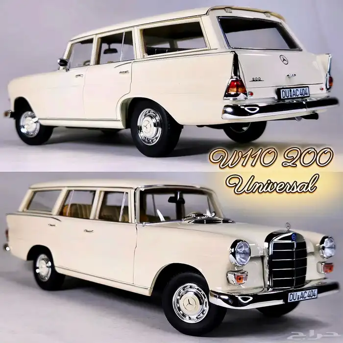 مجسم سيارة مرسيدس بوكس موديل 1966 0
