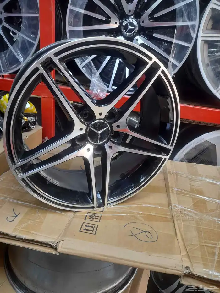 جنوط مرسيدس E class مقاس 18 صيني مستمل نظيف مررره 3