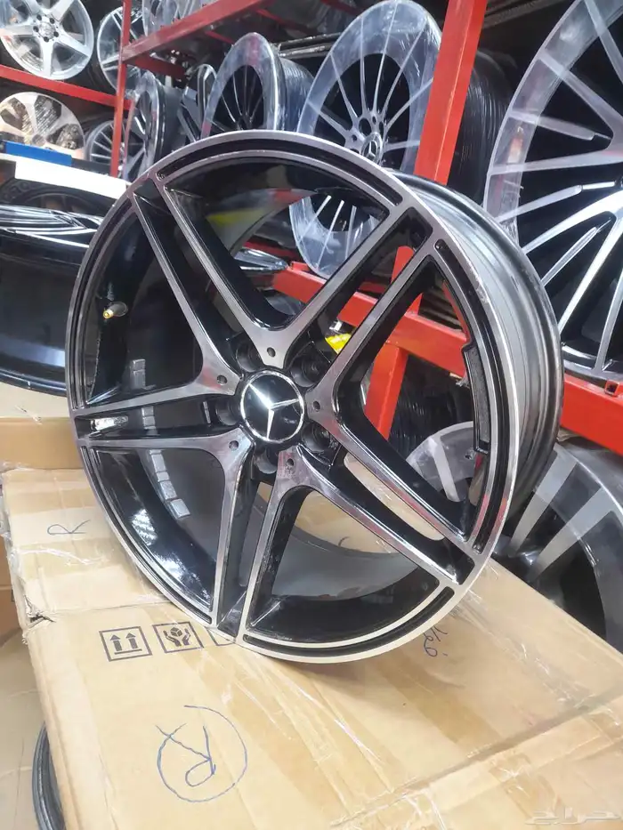 جنوط مرسيدس E class مقاس 18 صيني مستمل نظيف مررره 1