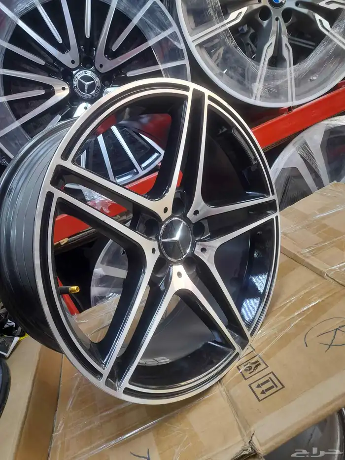 جنوط مرسيدس E class مقاس 18 صيني مستمل نظيف مررره 2