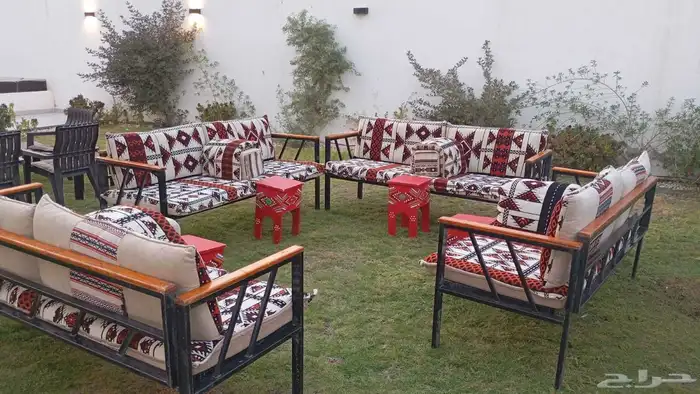 تأجير جلسات شعبيه كراسي ريفي طاولات خيام كنب قهوجين صبابين 5