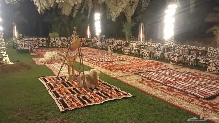 تأجير جلسات شعبيه كراسي ريفي طاولات خيام كنب قهوجين صبابين 3