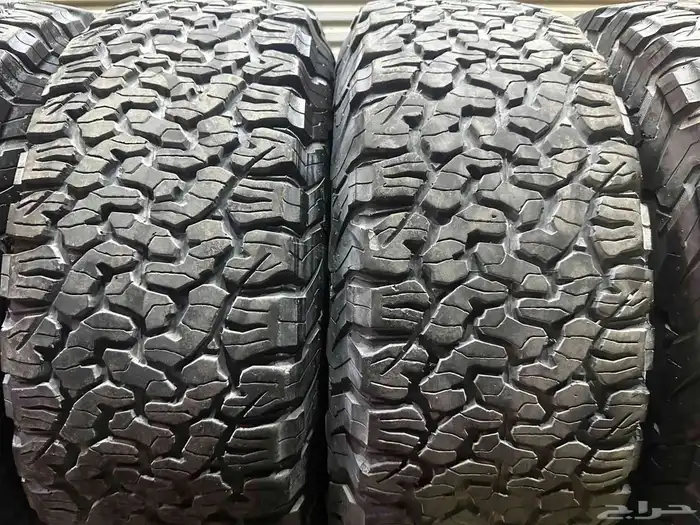 جنوط ميثود فيراني 6 مسمار مع كفرات نص حجري بي اف مقاس 17 16