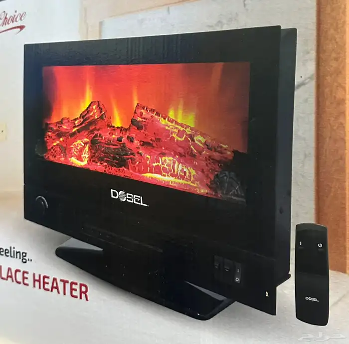 دفاية دوسل ديكور شاشة مع ريموت 0