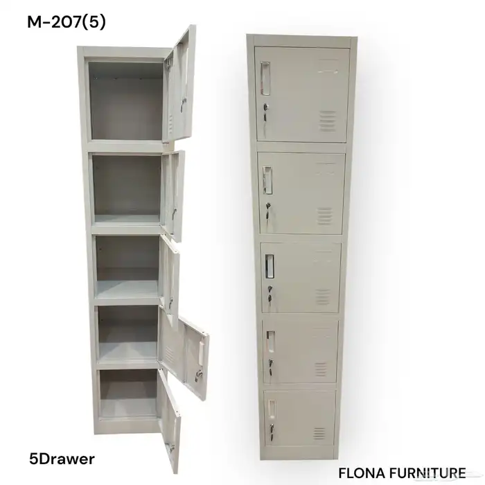 دولاب ملفات حديد و خشب جديد كرتون 13