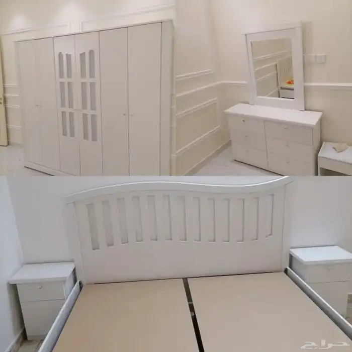 اثاث غرف نوم جديد وطني ست قطع 22