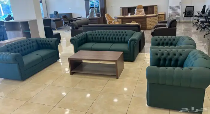 جديد كنب جلد مكتبي امريكي كل الوان متوفر 4