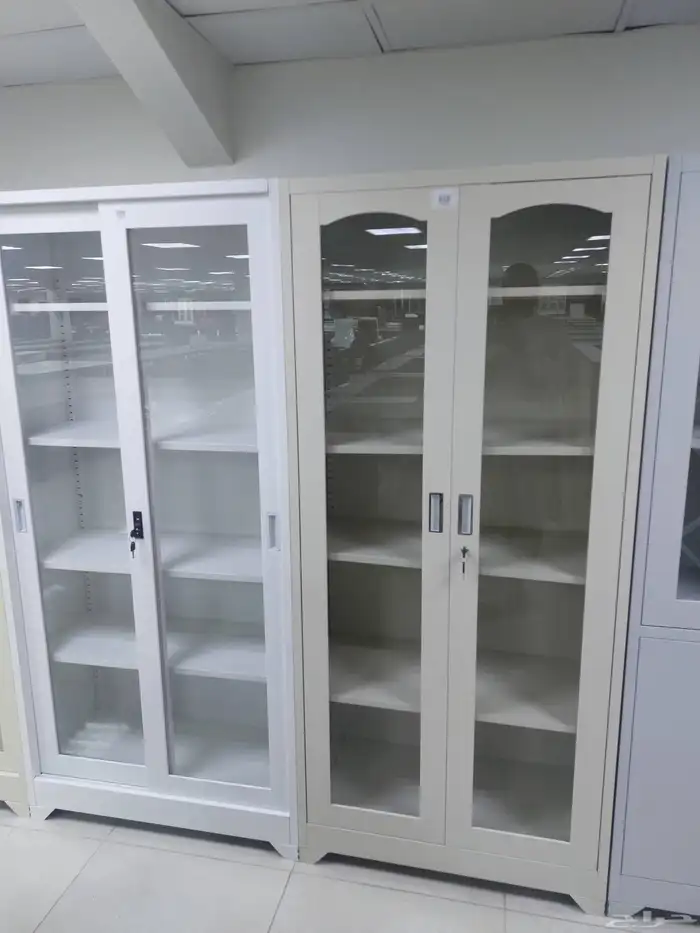 دولاب ملفات حديد و خشب جديد كرتون 3