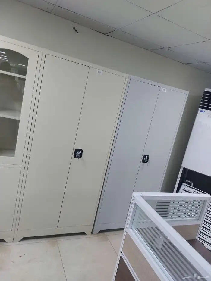 دولاب ملفات حديد و خشب جديد كرتون 5