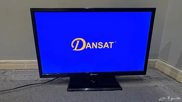 تلفزيون DANSAT التلفزون فخم وشغال ونحيف ومعه ريموته 0