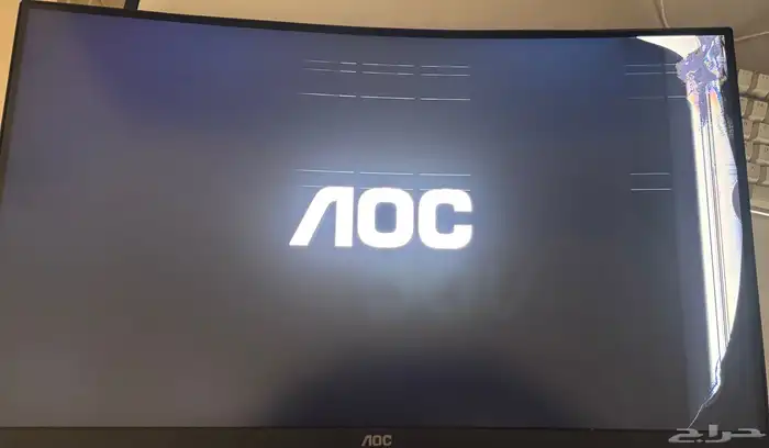 شاشة قيمنق 27 AOC 240hz مكسورة 2