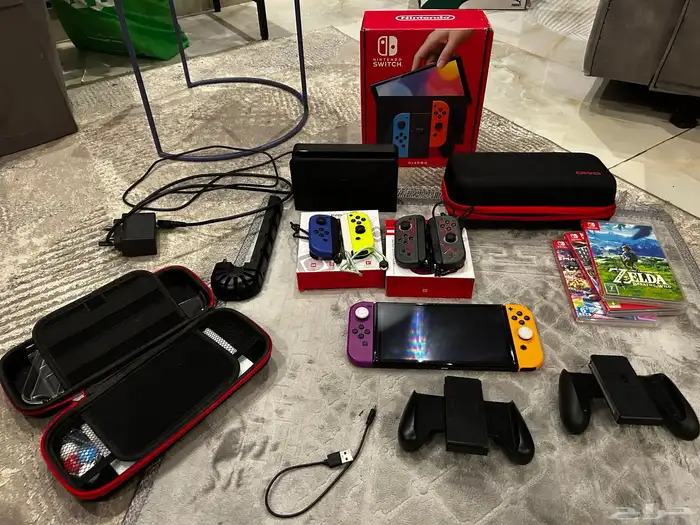 نينتندو سويتش بكامل الملحقات 5