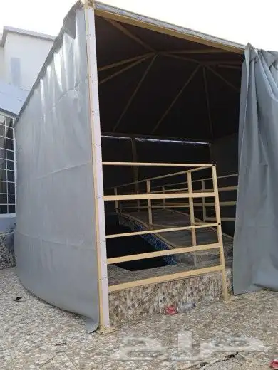 بيوت شعر خيام سواتر عزبه لوازم رحلات حداد تفصيل اشرعه مكه 29