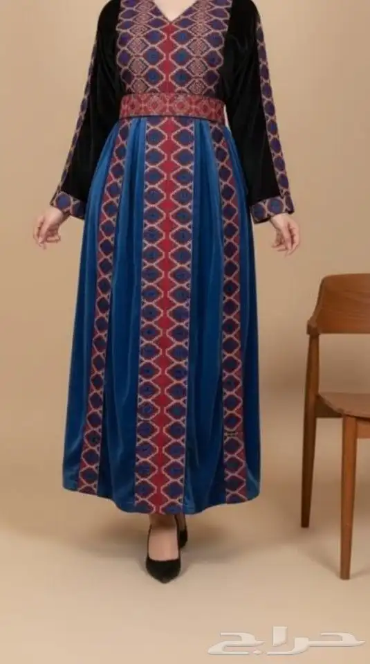 جلابيات مخمل شي فاخر من الآخر 0