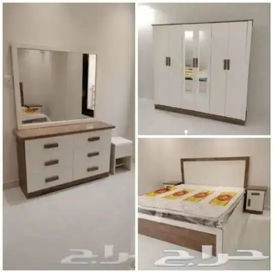 اثاث غرف نوم جديد وطني ست قطع 20