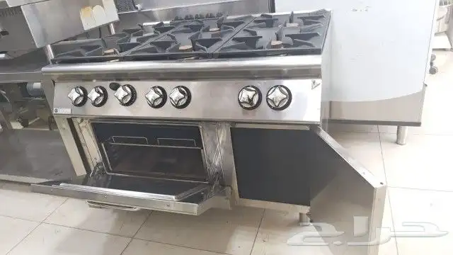 فرن غاز ايطالي MARENO 6عيون مستعمل نظيف جدآ 2