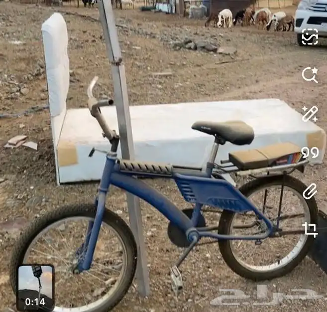 دراجه رامبو مقاس 20 شرط م فيها ولا دقه مع نسافه 0