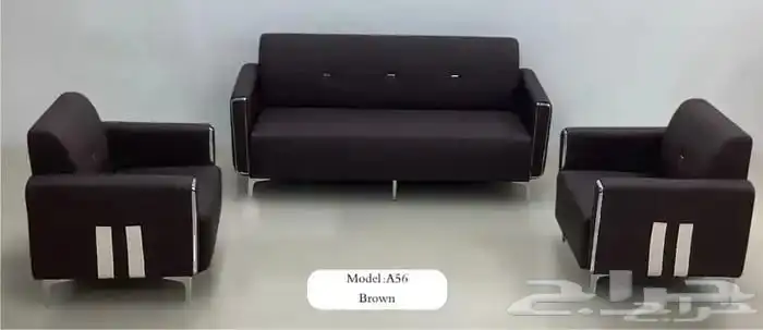 اثاث مكتبي كنب جلد فخم متوفر جديد 11