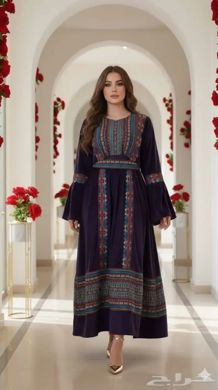 جلابيات مخمل شي فاخر من الآخر 20