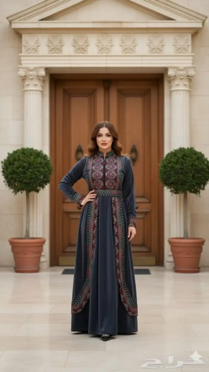 جلابيات مخمل شي فاخر من الآخر 19