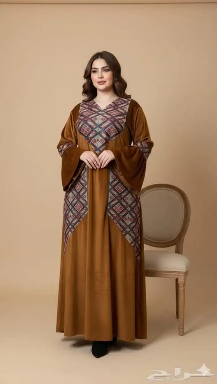 جلابيات مخمل شي فاخر من الآخر 9