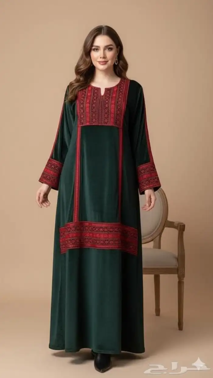 جلابيات مخمل شي فاخر من الآخر 7