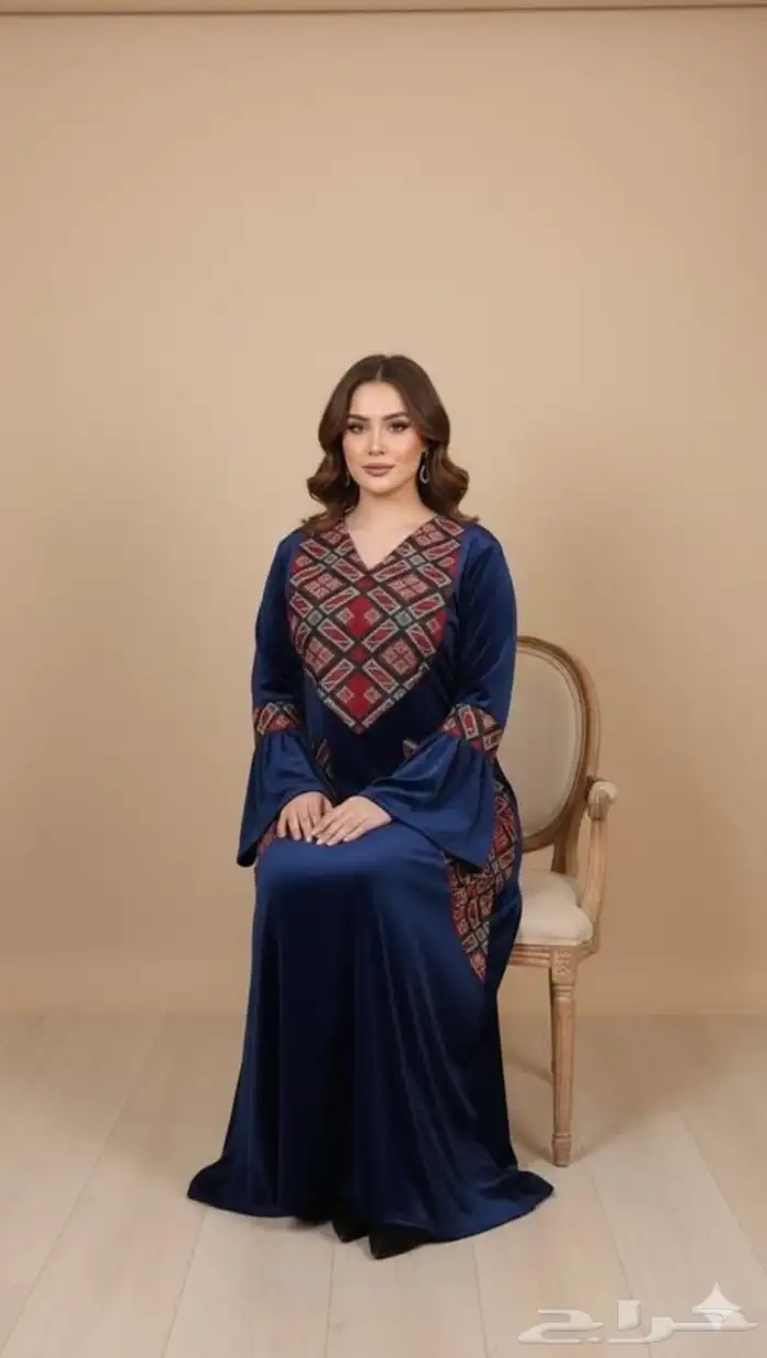 جلابيات مخمل شي فاخر من الآخر 8