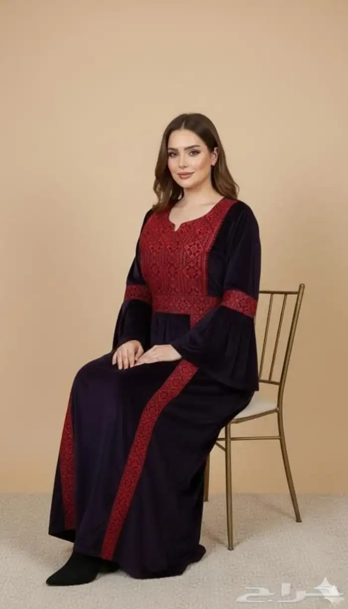 جلابيات مخمل شي فاخر من الآخر 12