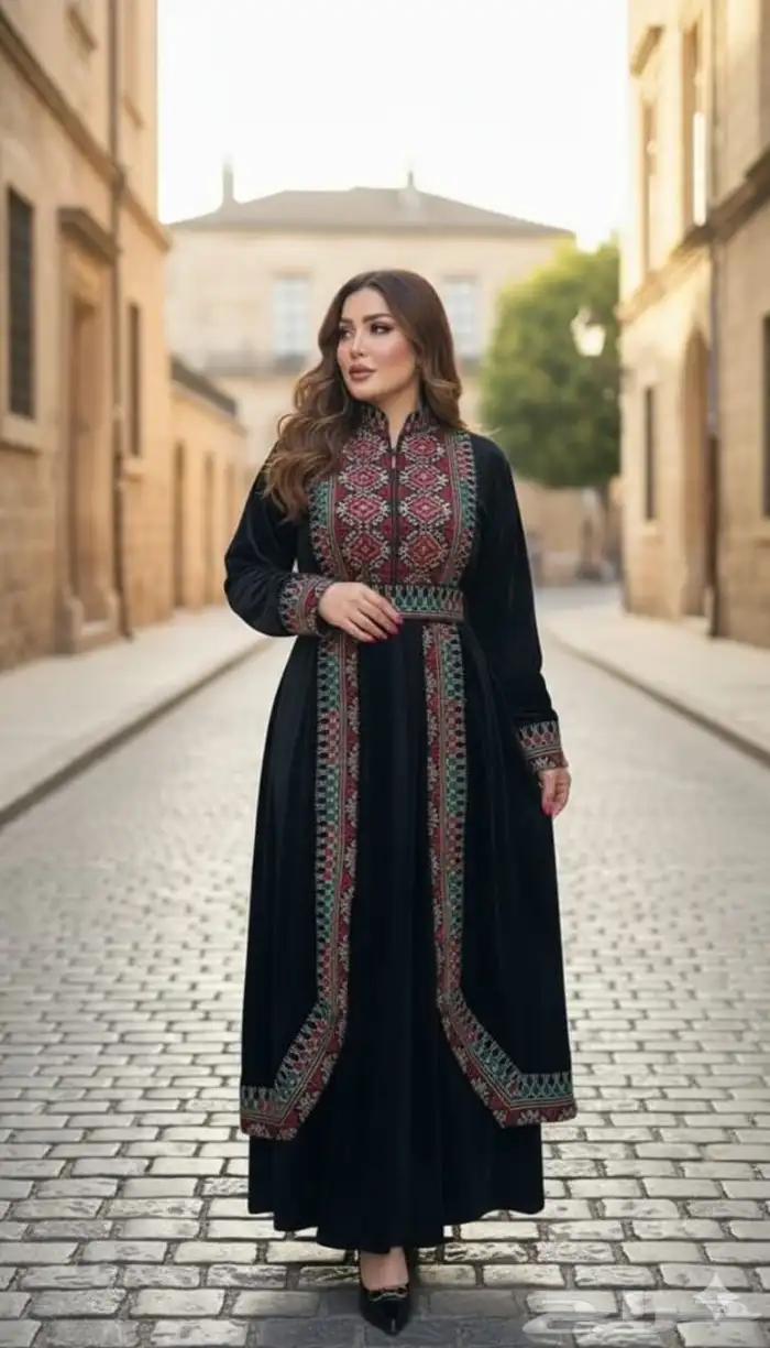 جلابيات مخمل شي فاخر من الآخر 14