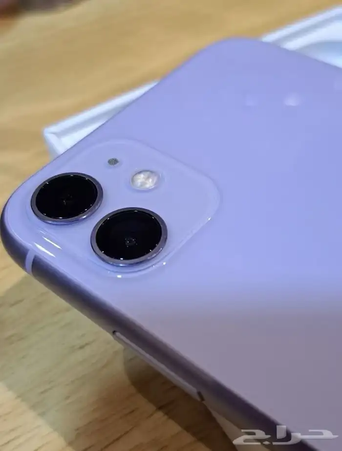 جوال ايفون 11 لون بنفسجي جديد بطاريه 94 2
