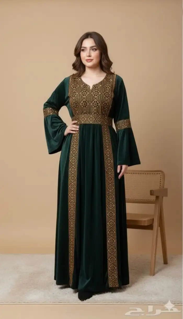 جلابيات مخمل شي فاخر من الآخر 13