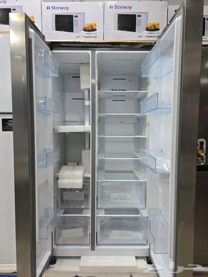 ثلاجات كبيره ثلاجه صغيره ثلاجه وسط ثلاجات عرض زجاج 3 قدم 1