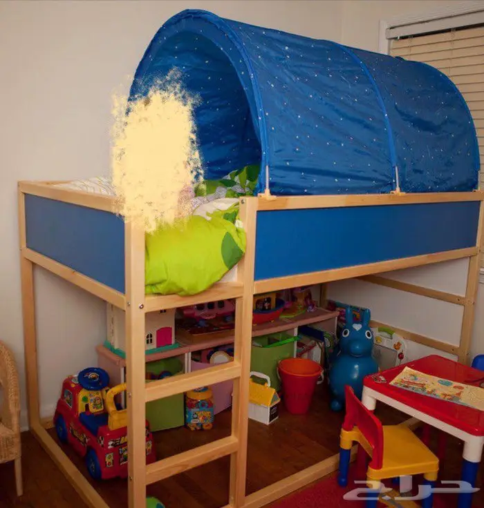 سرير ايكيا دورين خشب 4