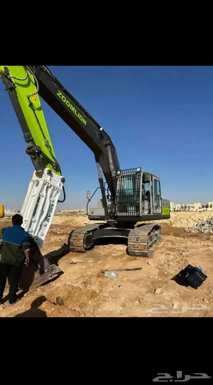 بوكلين حفر آراضي حفر خزانات هدم المباني مقابل الحديد 0