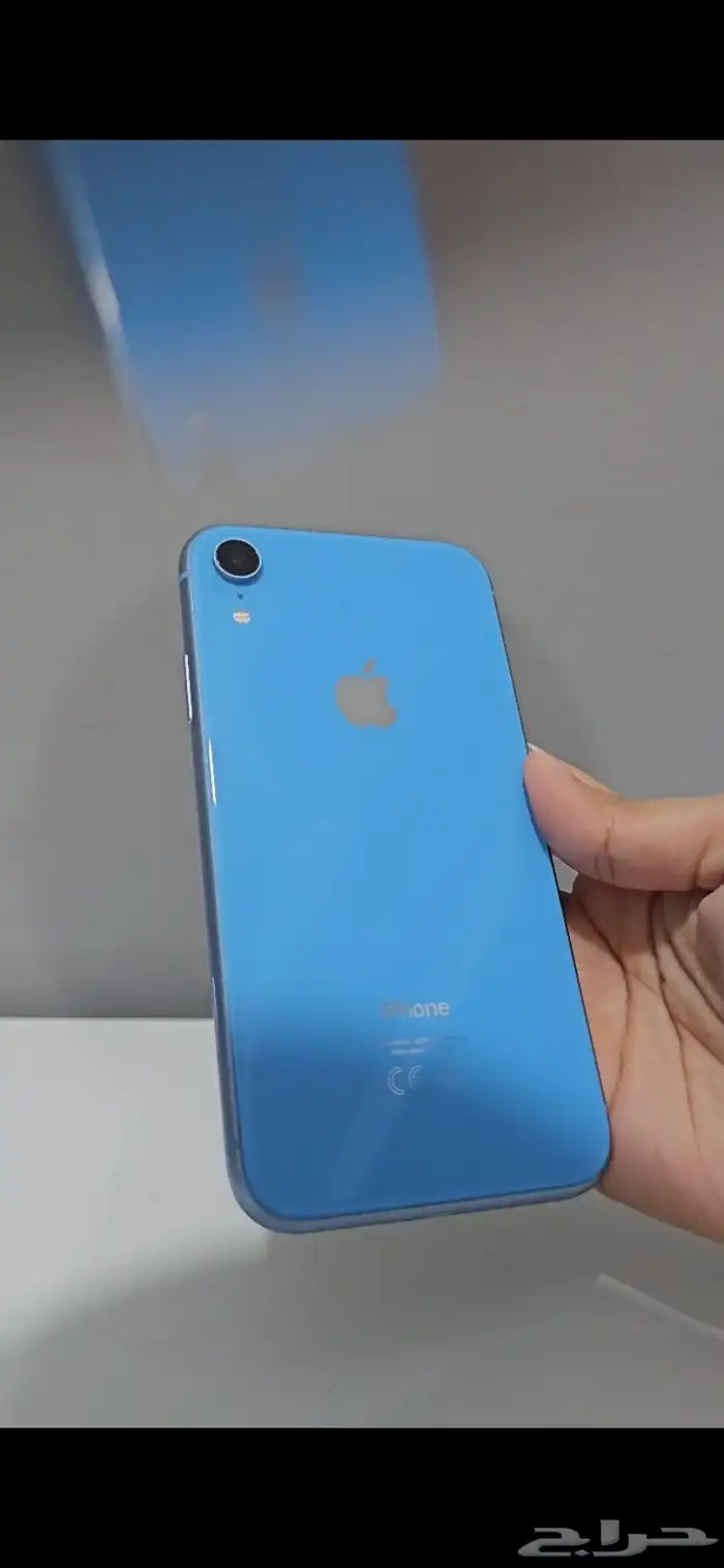 جوال ايفون عشره اكس ار XR ازرق مستعمل 0