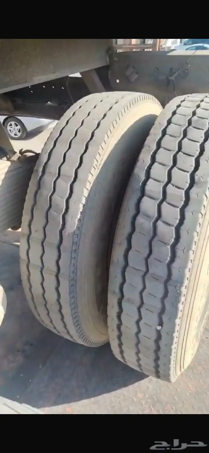 كفرات 24مع الجنوط البدل ب22ونص كفرات نظيفة 4