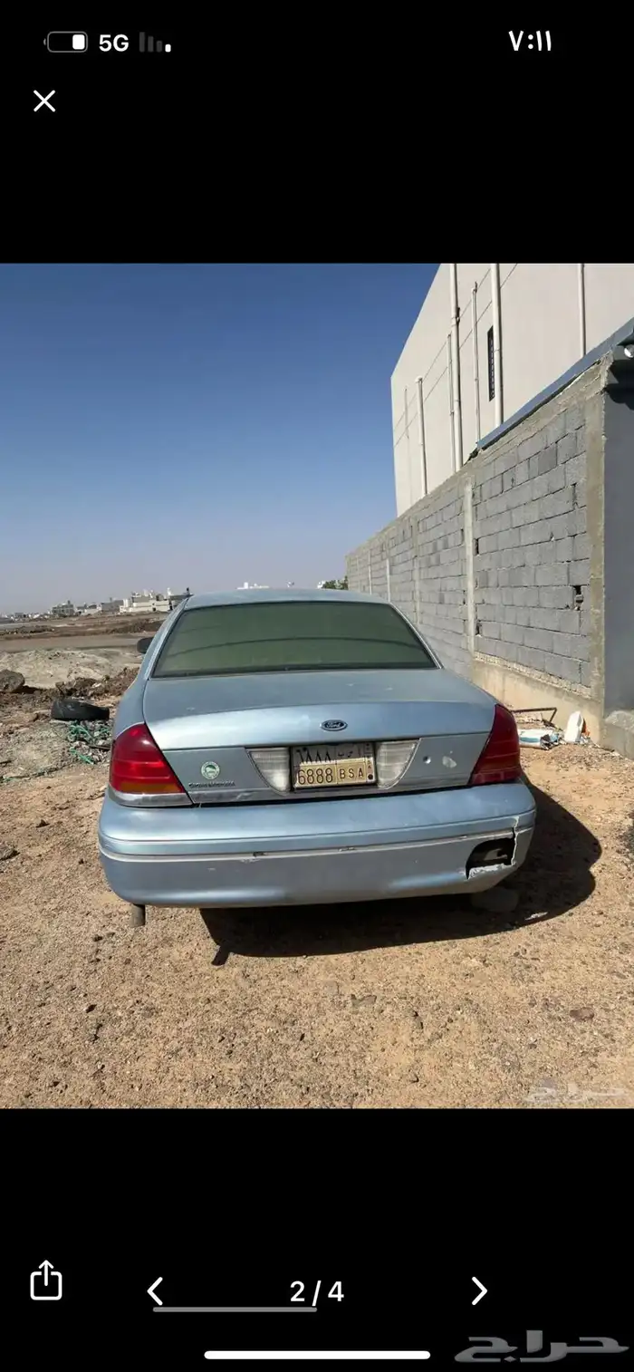 فورد 2002 بوليسي تحمل لوحه مميزه 1