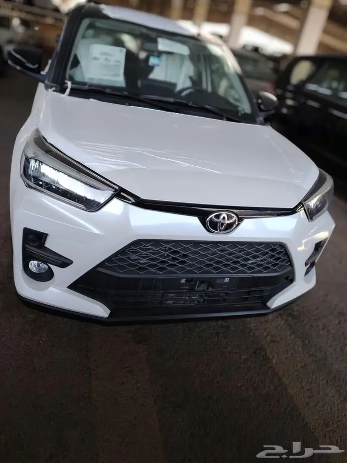 رايز تويوتا ليمتد موديل 2024 الون ابيض لؤلؤي حبه فقط 10