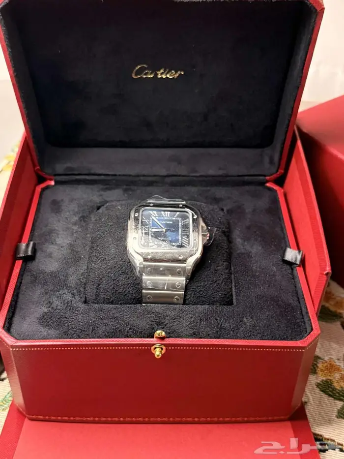 ساعة كارتير سانتوس جديدة اصلي وكالة 5
