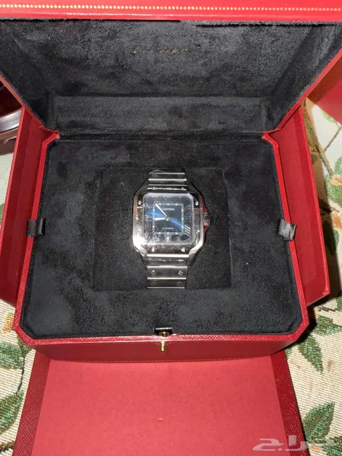 ساعة كارتير سانتوس جديدة اصلي وكالة 4