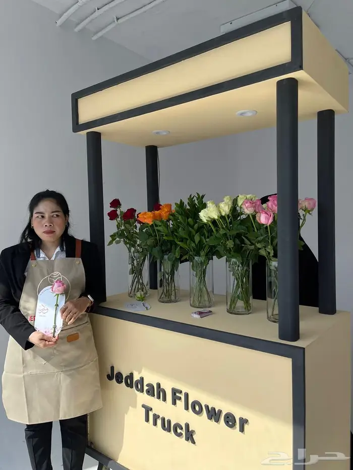 عربية ورد خشبيه 1