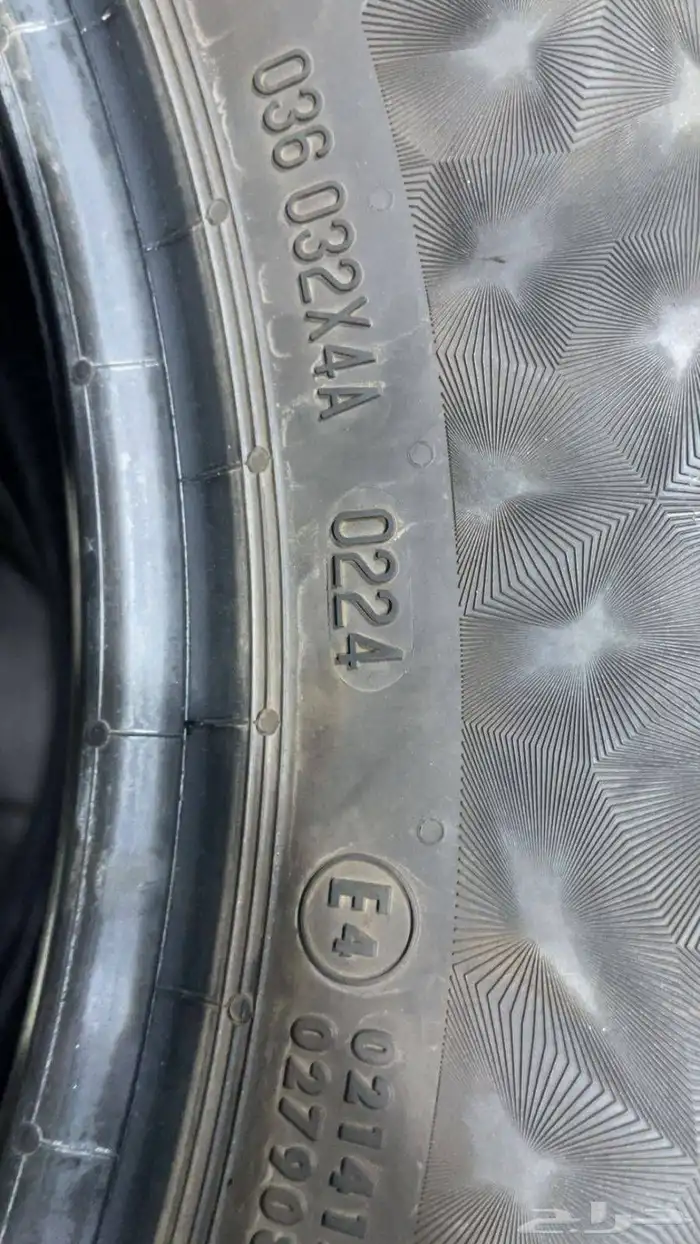 235 60 18 طقم كفرات كونتيننتال اخو الجديد تاريخ 24 2