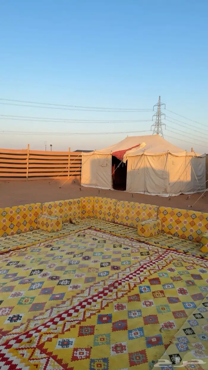 مخيم فاخر للايجار شمال الرياض - الحسي 3