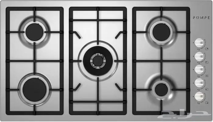 سطح غاز بلت إن من بومبي 5 عيون صناعة إيطالية P90GC 1